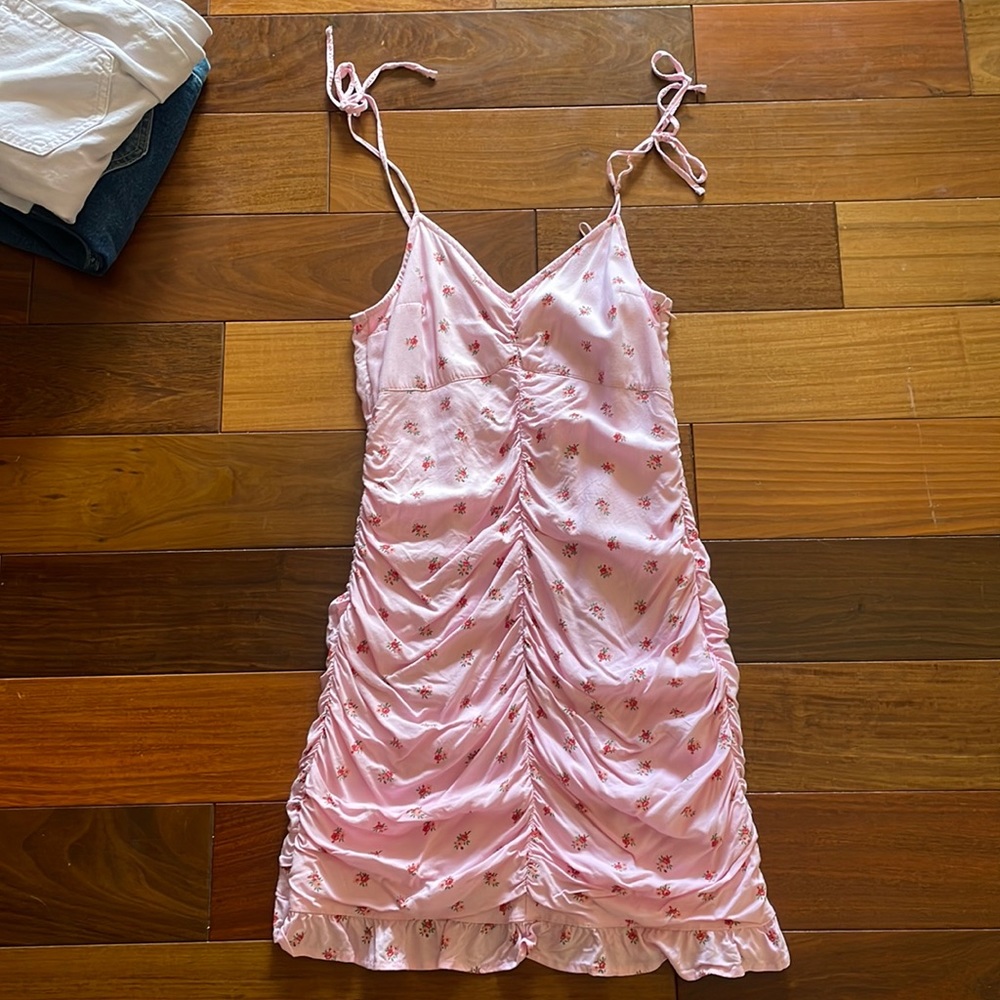 Pink Floral Dress